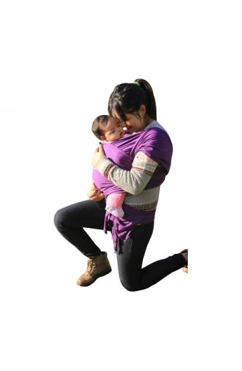 Fular  Elasticado - Morado Obispo